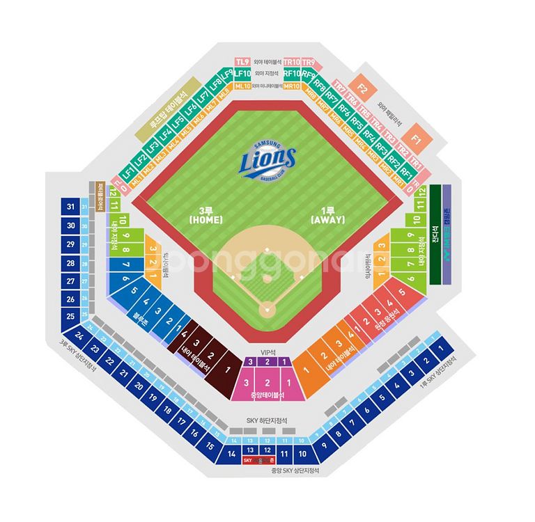 [정가양도] 6/17 삼성 vs 두산 외야지정석--0