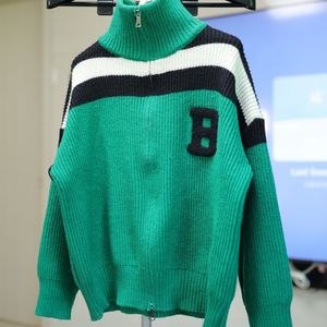 발렌시아가 B 로고 하프집업 니트 L 공용
