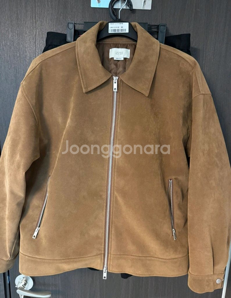 라퍼지스토어 버핑레더 스웨이드 브라운 자켓--0