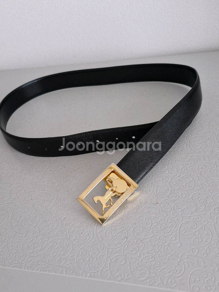 명품) CELINE 금장 벨트 남녀공용 정품--6
