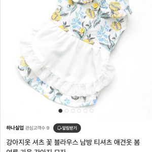 [새상품] 강아지 봄 여름 옷 xl