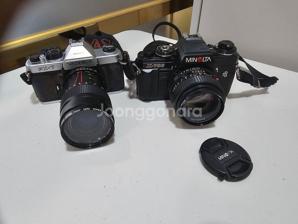 수동필카 야시카FX-7+미놀타X-700 부품용 무료배송--0