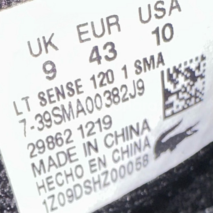 라코스테 LT SENSE 120 운동화 270--6