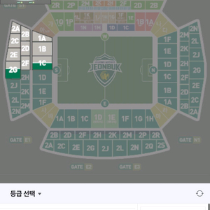 6/21(토) 전북현대 vs FC서울. 1층원정석