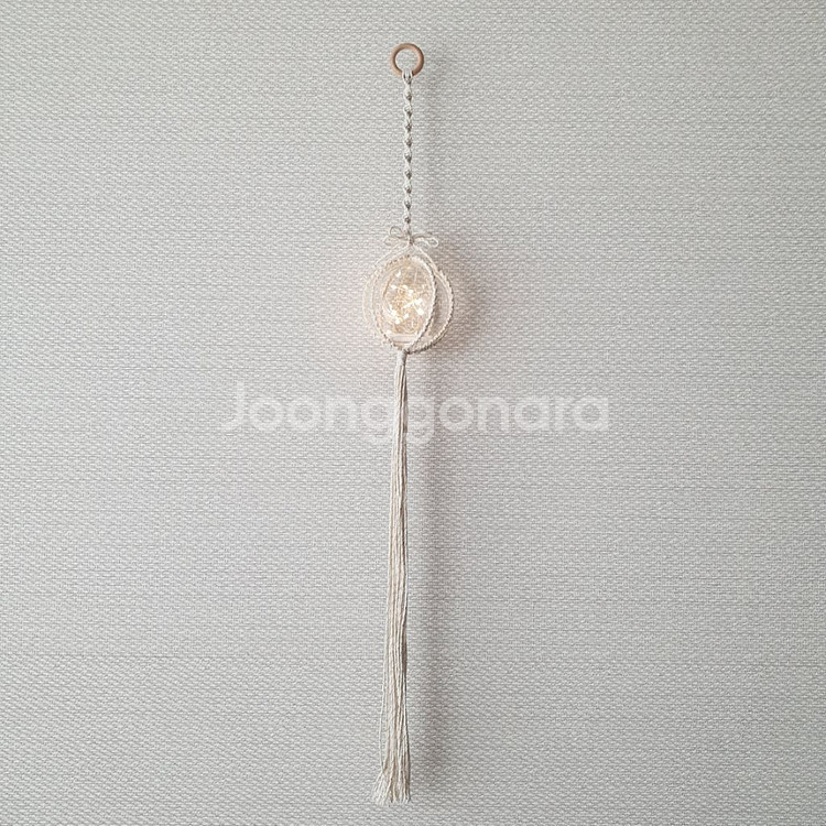 마크라메 유리볼 월행잉 (새제품)--1