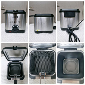 빈쿠루즈 가정용 미니 전기튀김기 1.5L BCDF-10