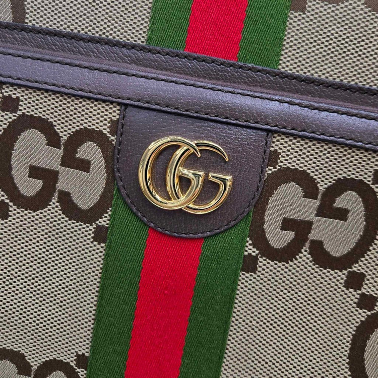 구찌 GG 점보 자카드 마몬트 캐리어 트롤리--7