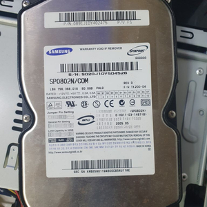 구형 데스크탑용 HDD E-IDE 80G 8천