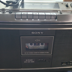 소니 대형 카셑트(CF-3800)
