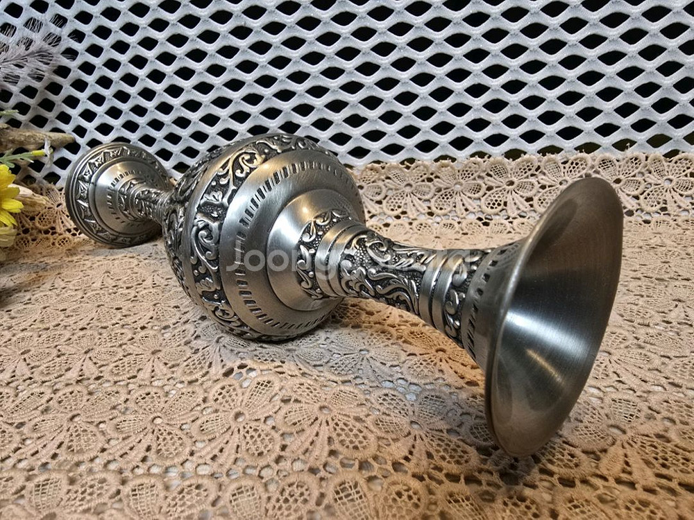 파리 앤틱샾 주석화병.--6