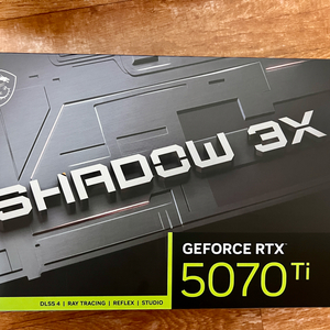 (미개봉) msi 5070ti 쉐도우 3x oc 16g