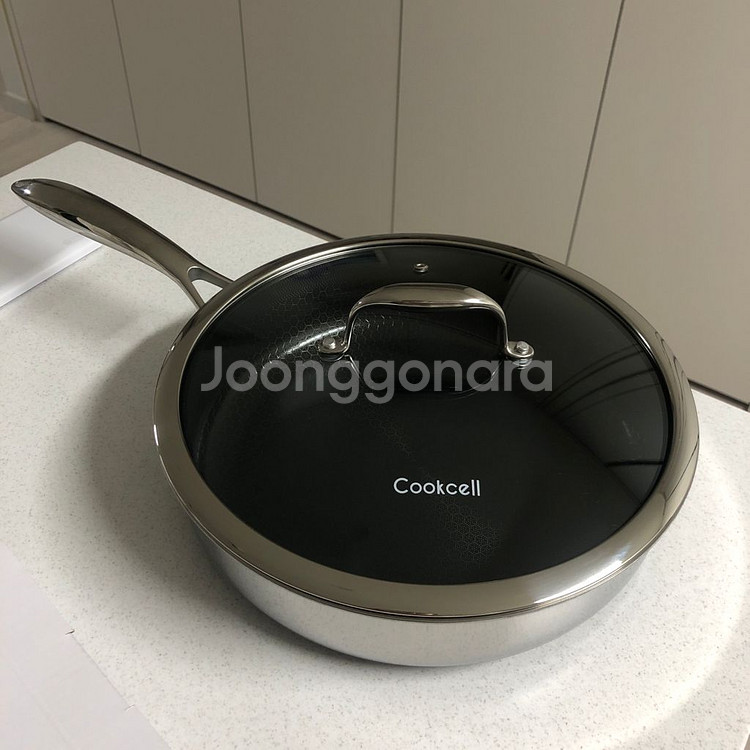 새상품) 쿡셀 소테팬 30cm 후라이팬+뚜껑--0