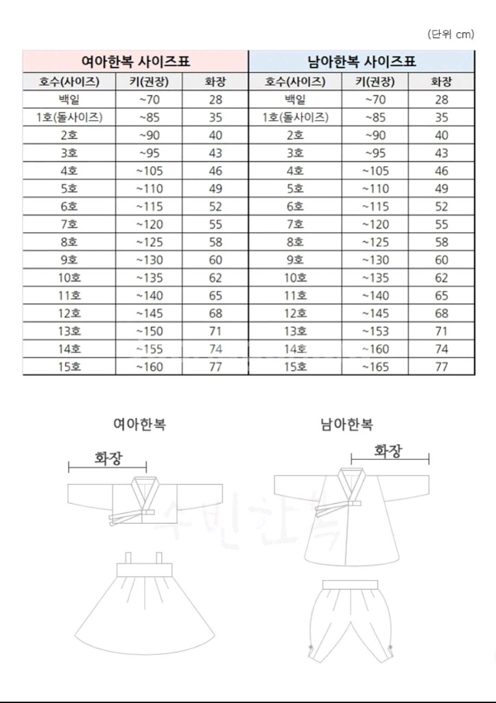 수빈한복 유아한복 한복속치마--2