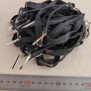 초커목걸이 블랙진목걸이 막대장식 28개 일괄