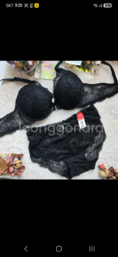 브라팬티세트 75B 4세트 묶음 판매 여성속옷세트--5