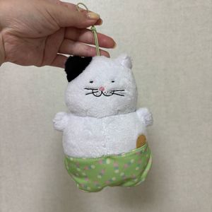 일본 빈티지 데부네코 고양이 인형