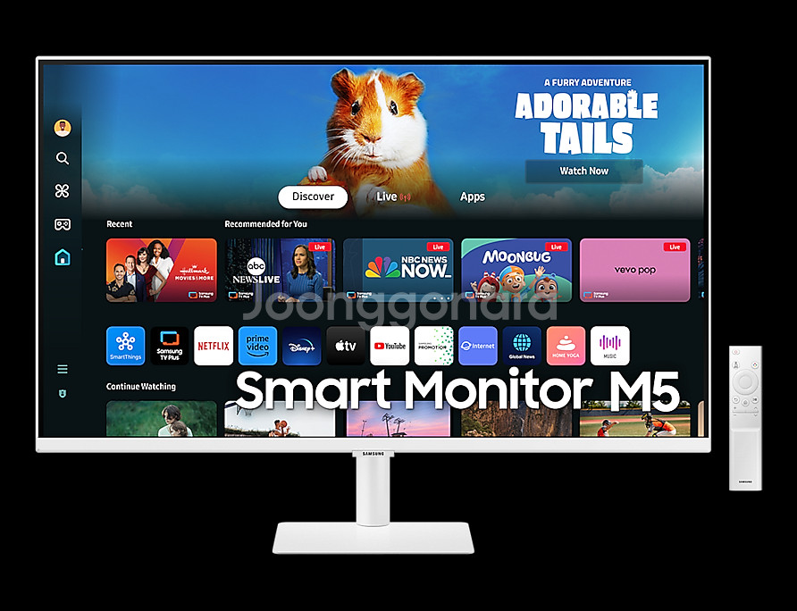 삼성 스마트 모니터 M5 32인치 화이트--0
