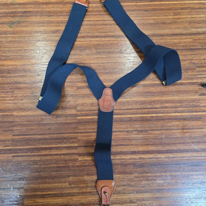 빈티지 스페인 가죽 멜빵