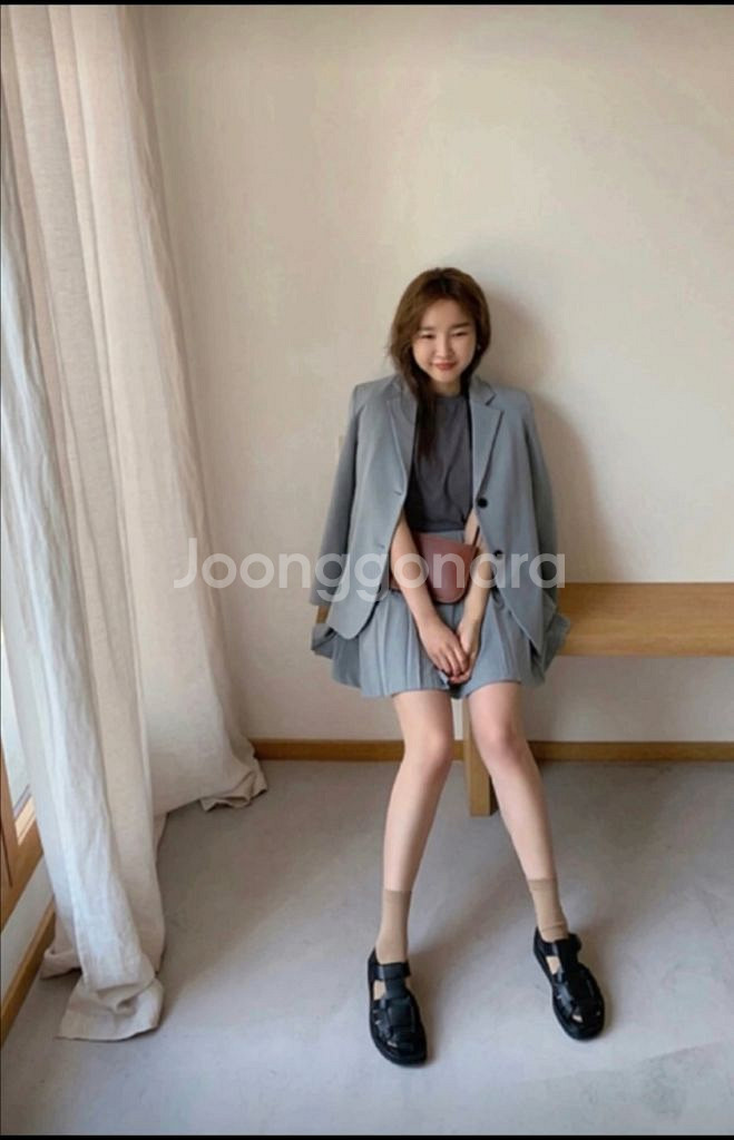 (새상품)메베 디어리스트 블루 자켓--1