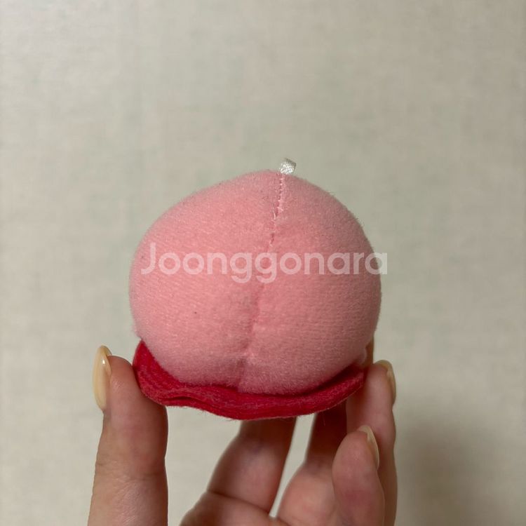 일본 빈티지 복숭아떡 키링 인형--1