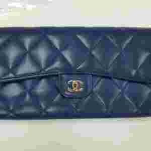 (정품인증)샤넬 마틀라세 클래식 플랩 램스킨 장지갑