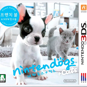 (삽니다)닌텐독스 캣츠 3DS 프렌치불&뉴 친구들 알칩