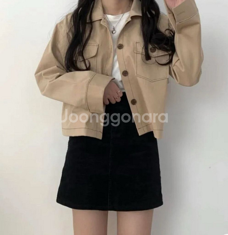 에이블리 크림 루즈 자켓--1