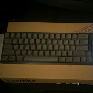 레오폴드 fc660c 토프레 무접점 키보드 그레이