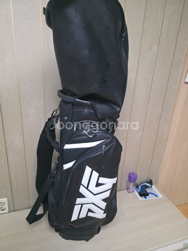 pxg 블랙 골프 캐디백--0