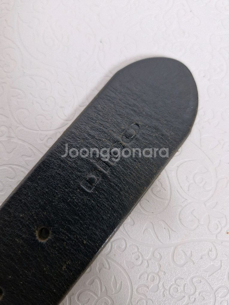 LEATHER FROM ITALY DIDO 통가죽벨트--4