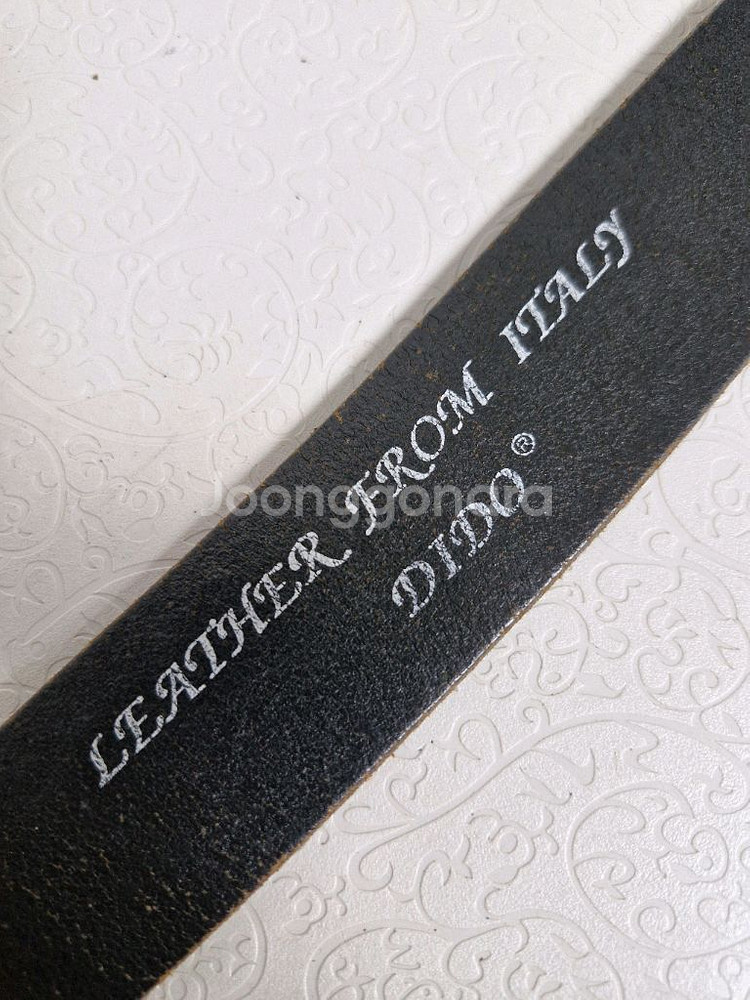 LEATHER FROM ITALY DIDO 통가죽벨트--3