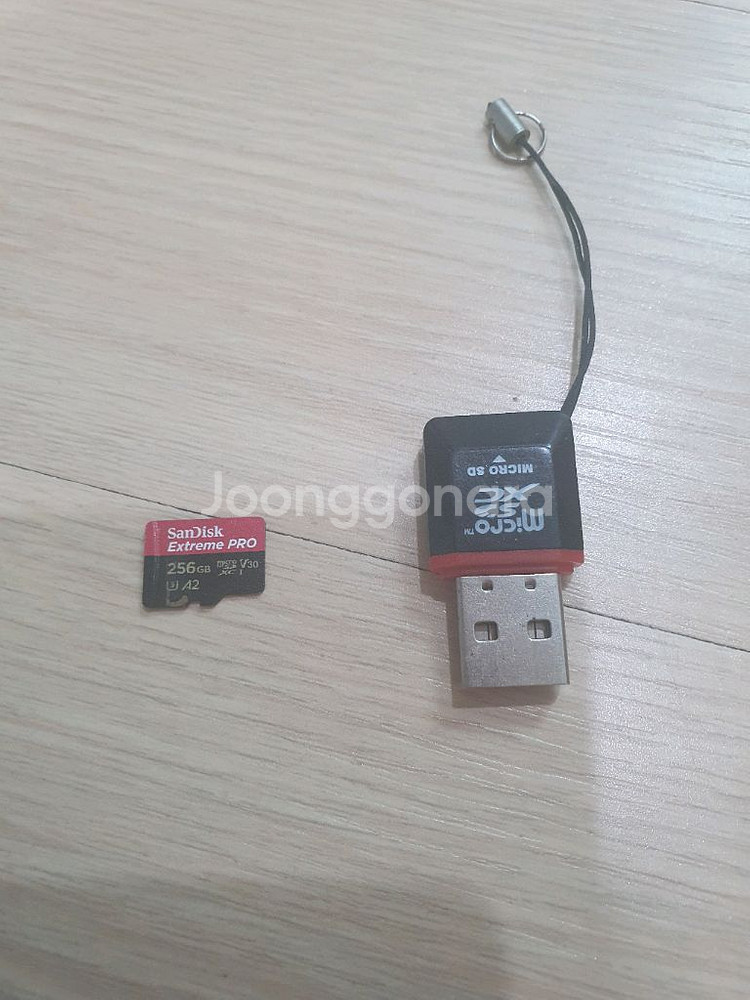 샌디스크 마이크로sd 익스트림 프로 256gb+리더기--0