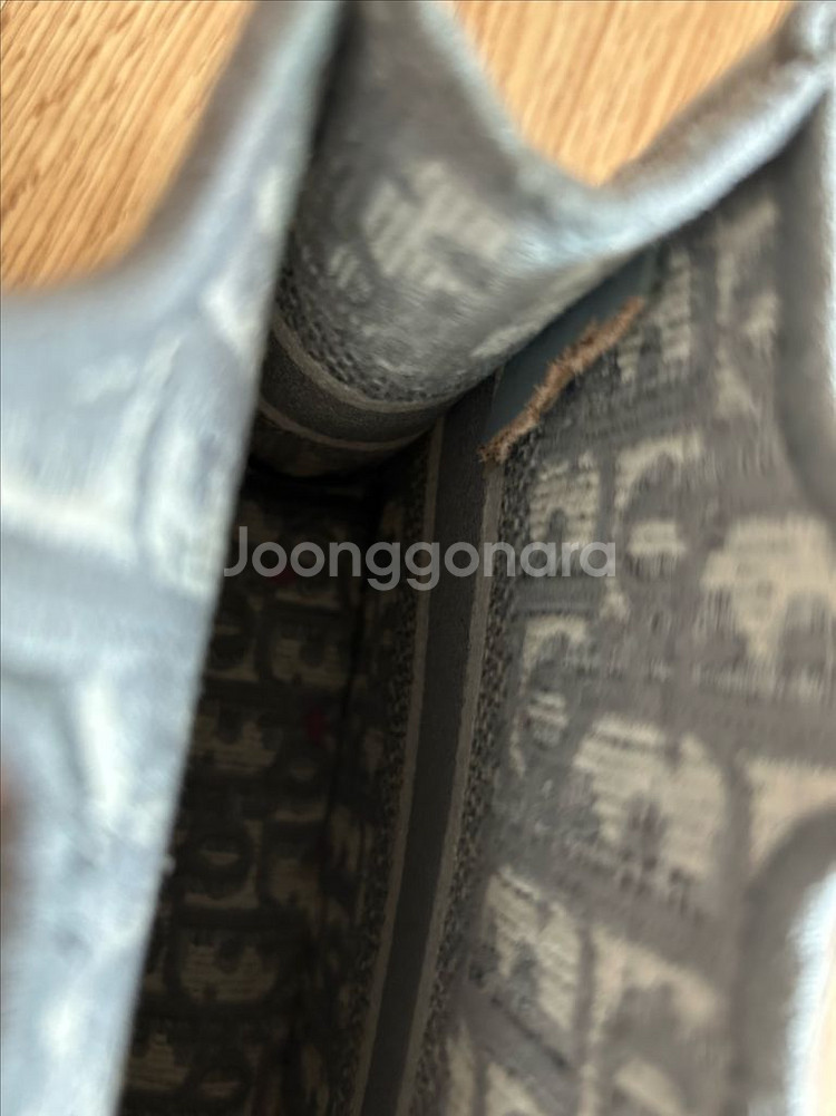 디올 북토트 미니 그레이--3