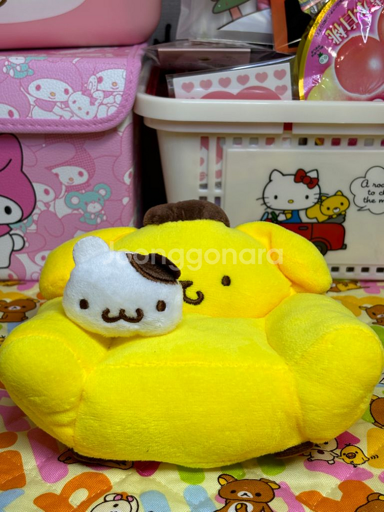 산리오 폼폼푸린 미니 소파 인형 [새상품]--1