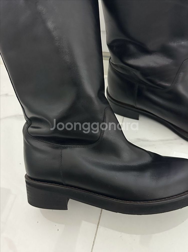 게드 ged 리얼 소가죽 부츠 (블랙 240사이즈)--2