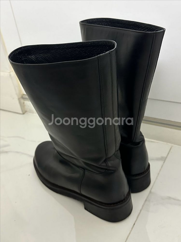 게드 ged 리얼 소가죽 부츠 (블랙 240사이즈)--7