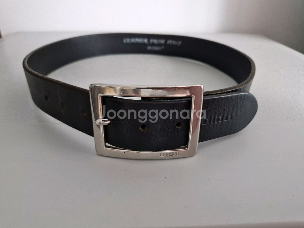 LEATHER FROM ITALY DIDO 통가죽벨트--8