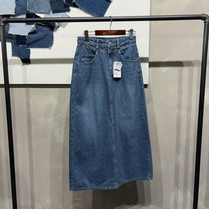 (25인치) 에잇세컨즈 여성 캐주얼 데님 롱스커트청치마