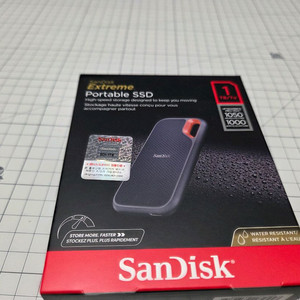 샌디스크 익스트림 SSD 1TB 미개봉