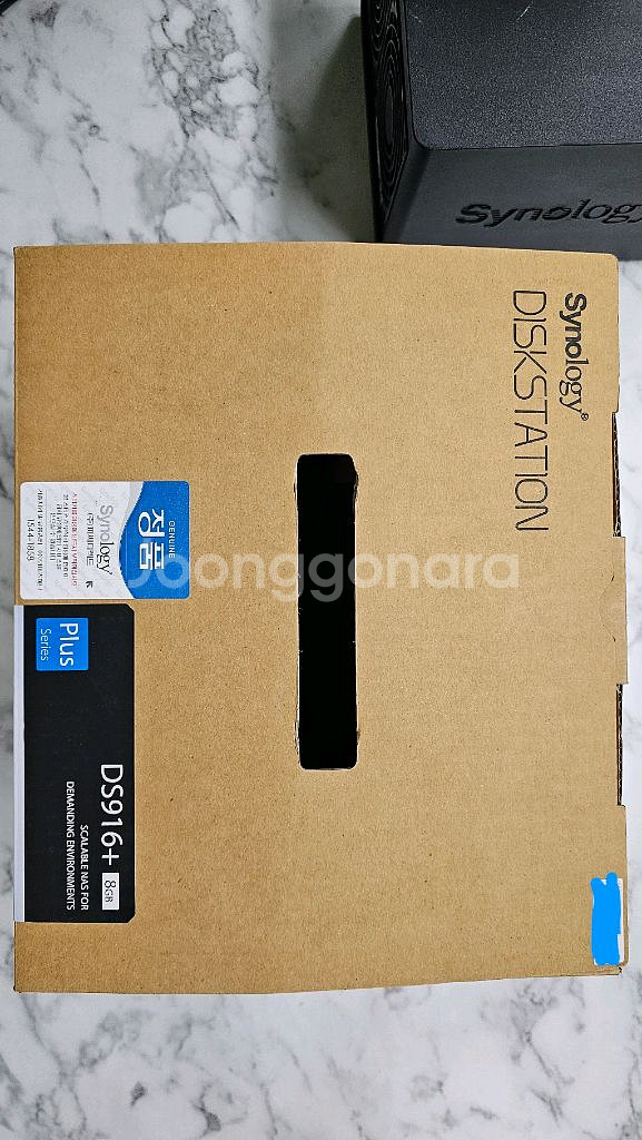 시놀로지 DS916+ NAS 8GB 풀박스--6