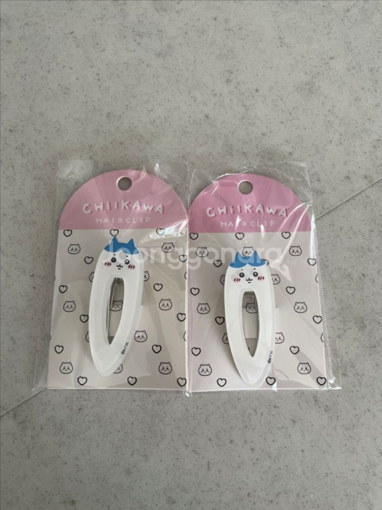 치이카와 하치와레 헤어핀 2개 새제품--0