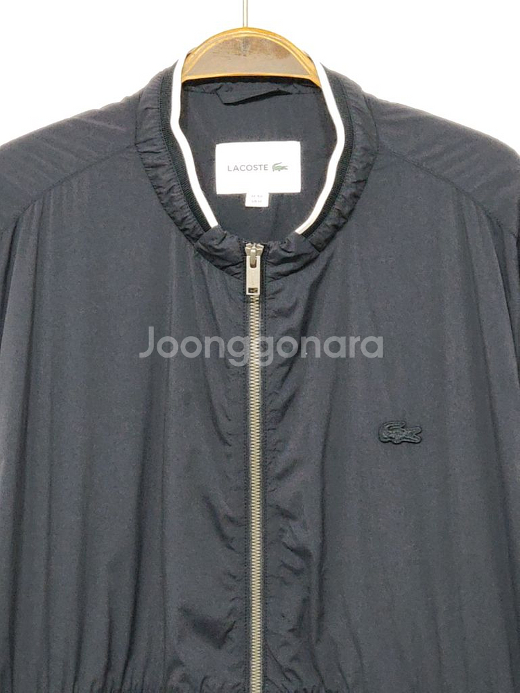 (L) 라코스테 바람막이 점퍼 네이비 스판 윈드자켓--1
