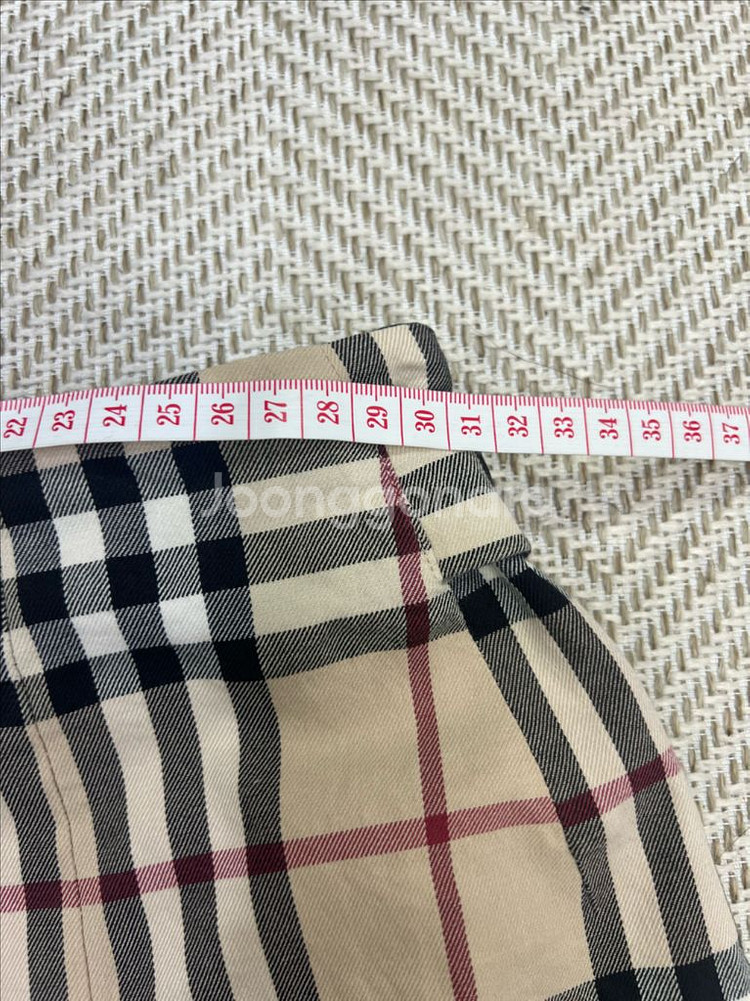 정품) 버버리 노바체크 랩스커트 10--8