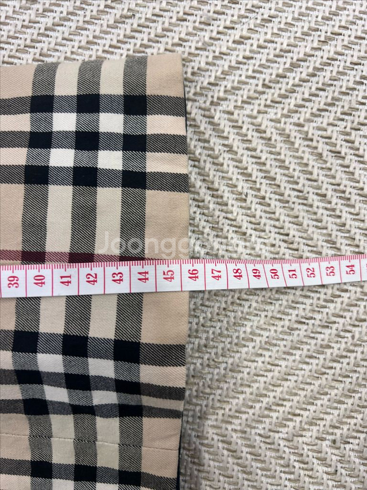 정품) 버버리 노바체크 랩스커트 10--9