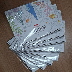 컬러링북 과 60색 문화 연필 색연필