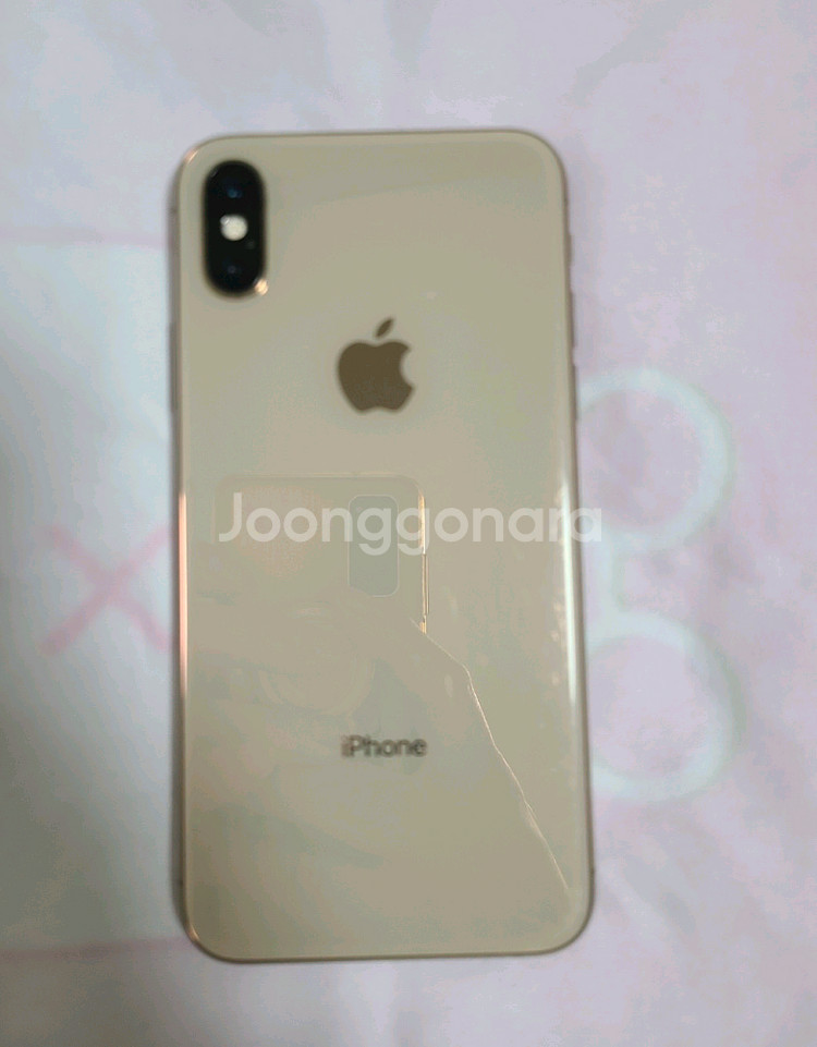 특가)아이폰 XS 골드색싱 256기가 해외판 팝니다--1
