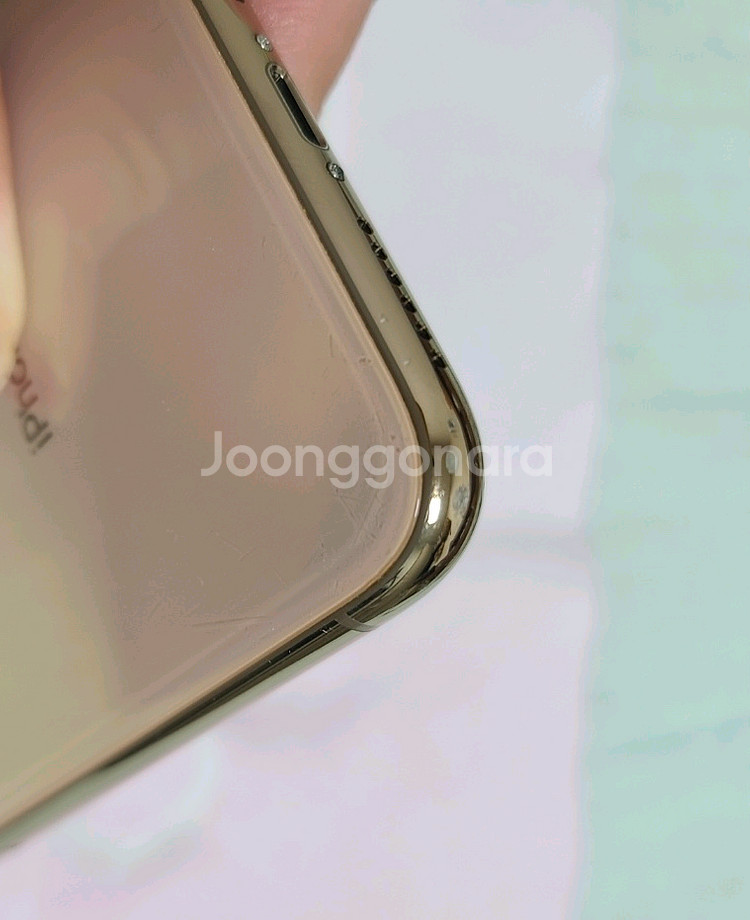 특가)아이폰 XS 골드색싱 256기가 해외판 팝니다--6