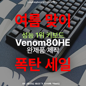 [레이키공방] 베놈87HE 완제품제작