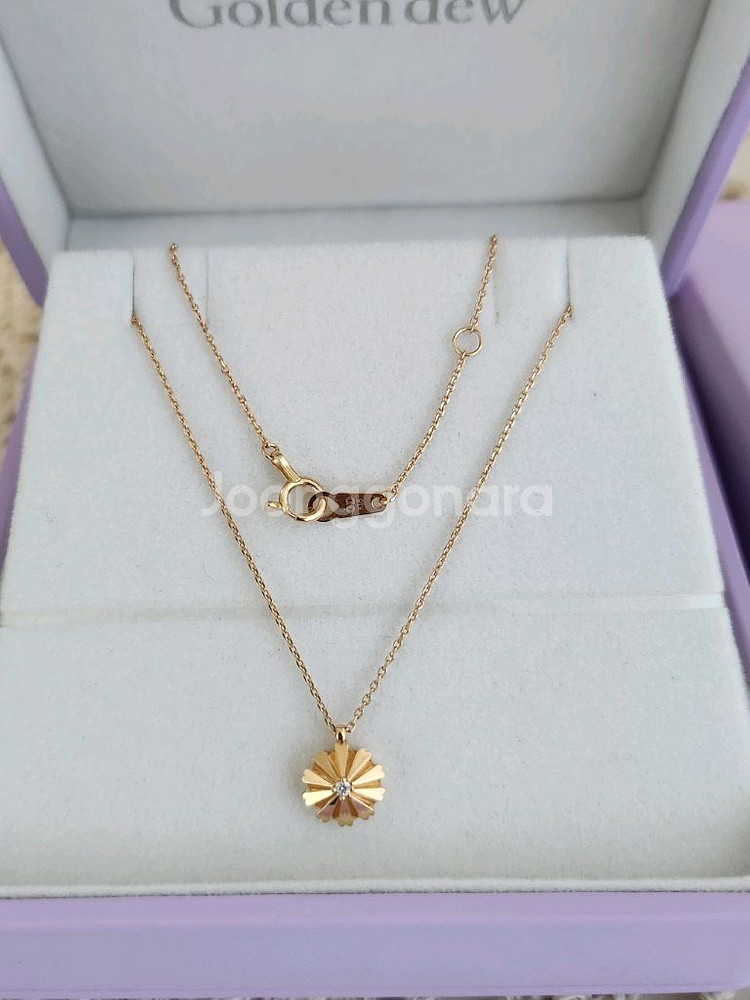 골든듀 18k 목걸이--1
