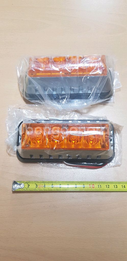 파박이 써치 LED 싸이키램프 황색 12V 24V--0